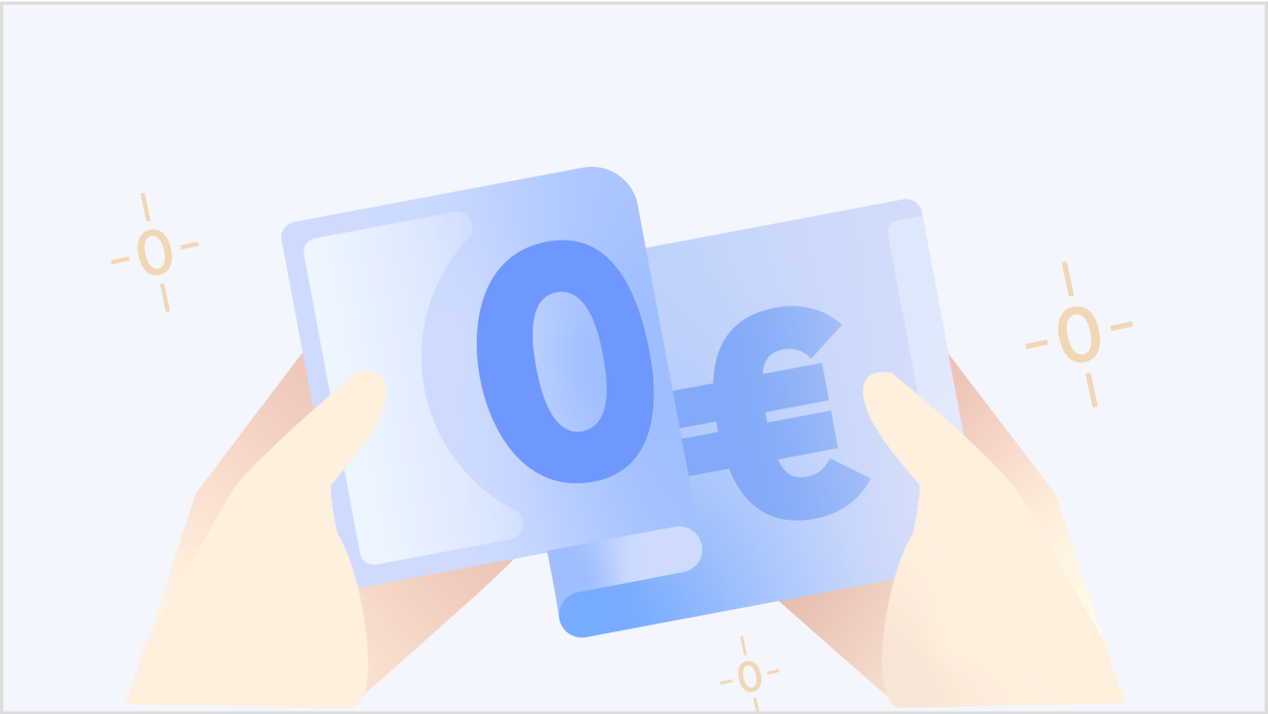 Illustration d’un billet de 0 euros tenu par des mains