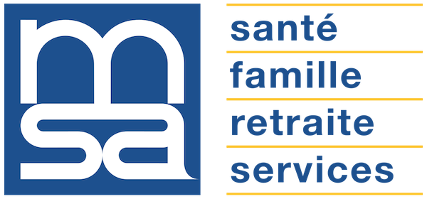 Logo MSA : Santé Famille Retraite Services