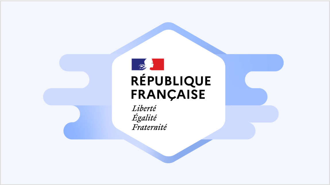 Le logo de la république française